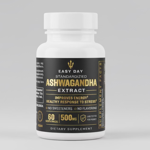Supplement bottle labeled &