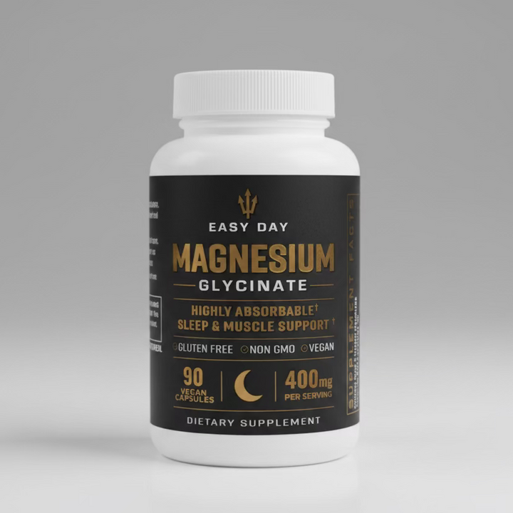 Magnesium Glycinate 400mg 90ct — front label