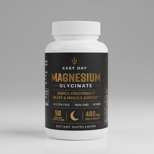Magnesium Glycinate 400mg 90ct — front label